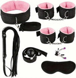 Set de cătușe BDSM Fetish seria B cu blană roz