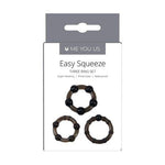 Set de inele Easy Squeeze Me You Us, negru