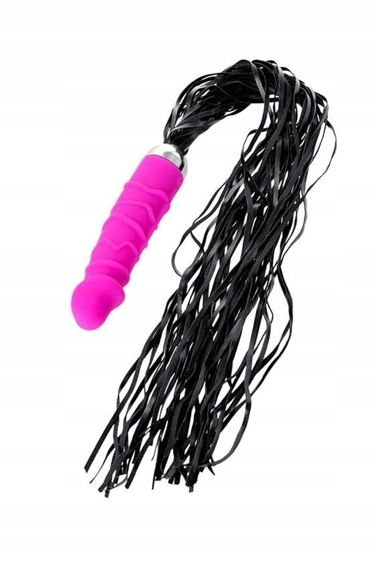 Vibrator realist din silicon xNegru Roșu roz 16 cm