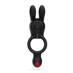 Inel vibrator dublu Crushious Dingo cu telecomandă