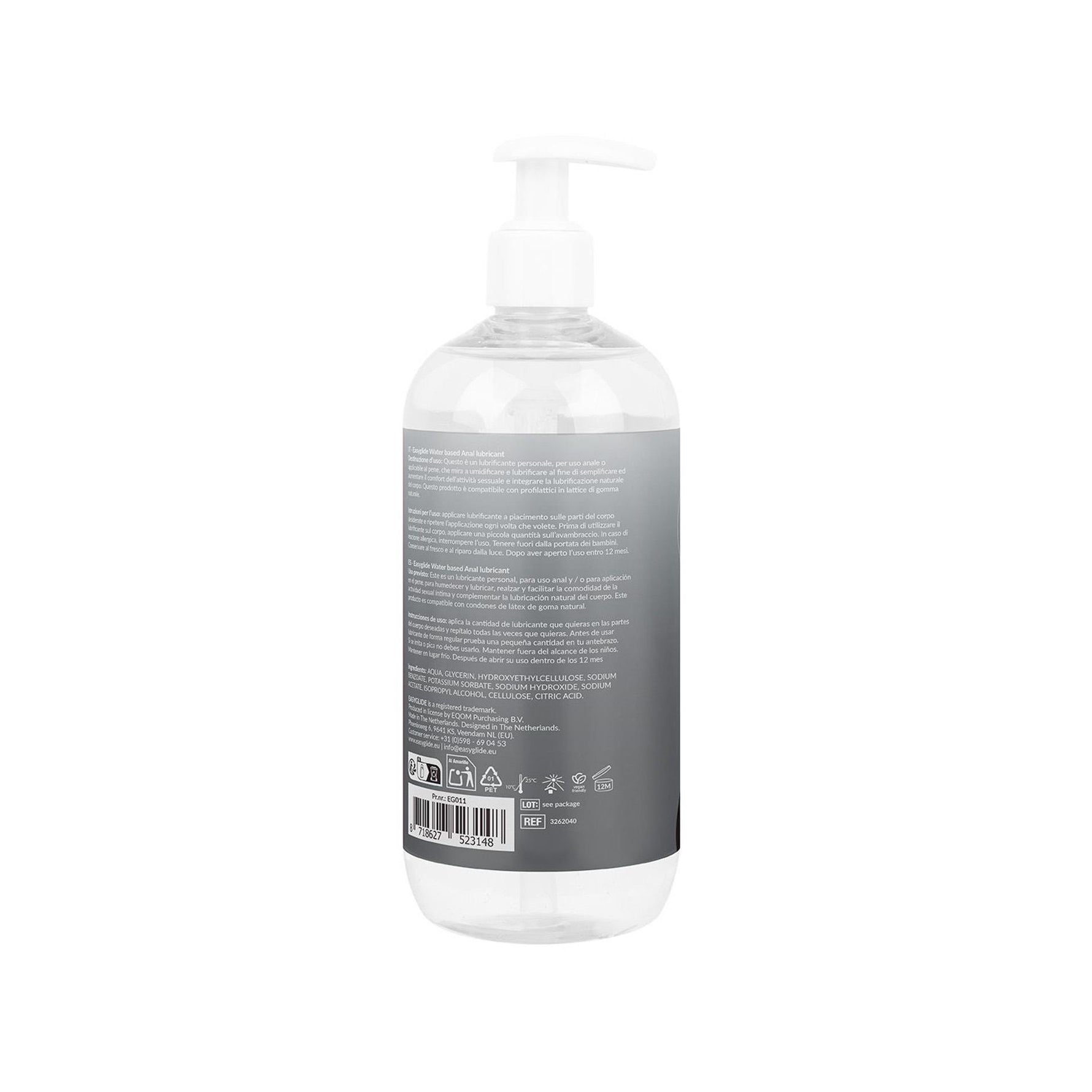 Lubrifiant anal pe bază de apă EasyGlide 500 ml