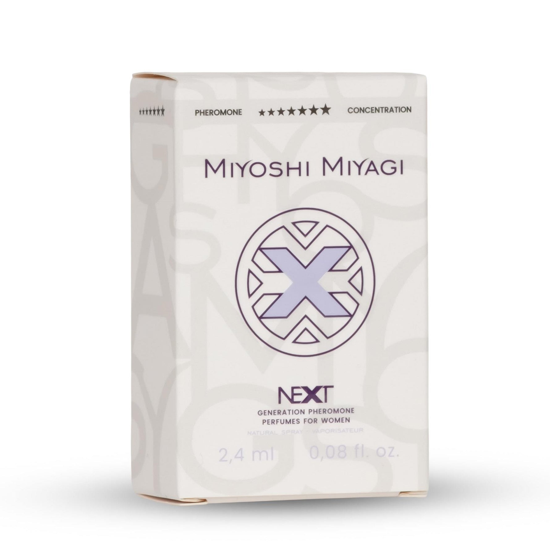 Parfum cu feromoni Miyoshi Miyagi Next X pentru femei 2,4 ml