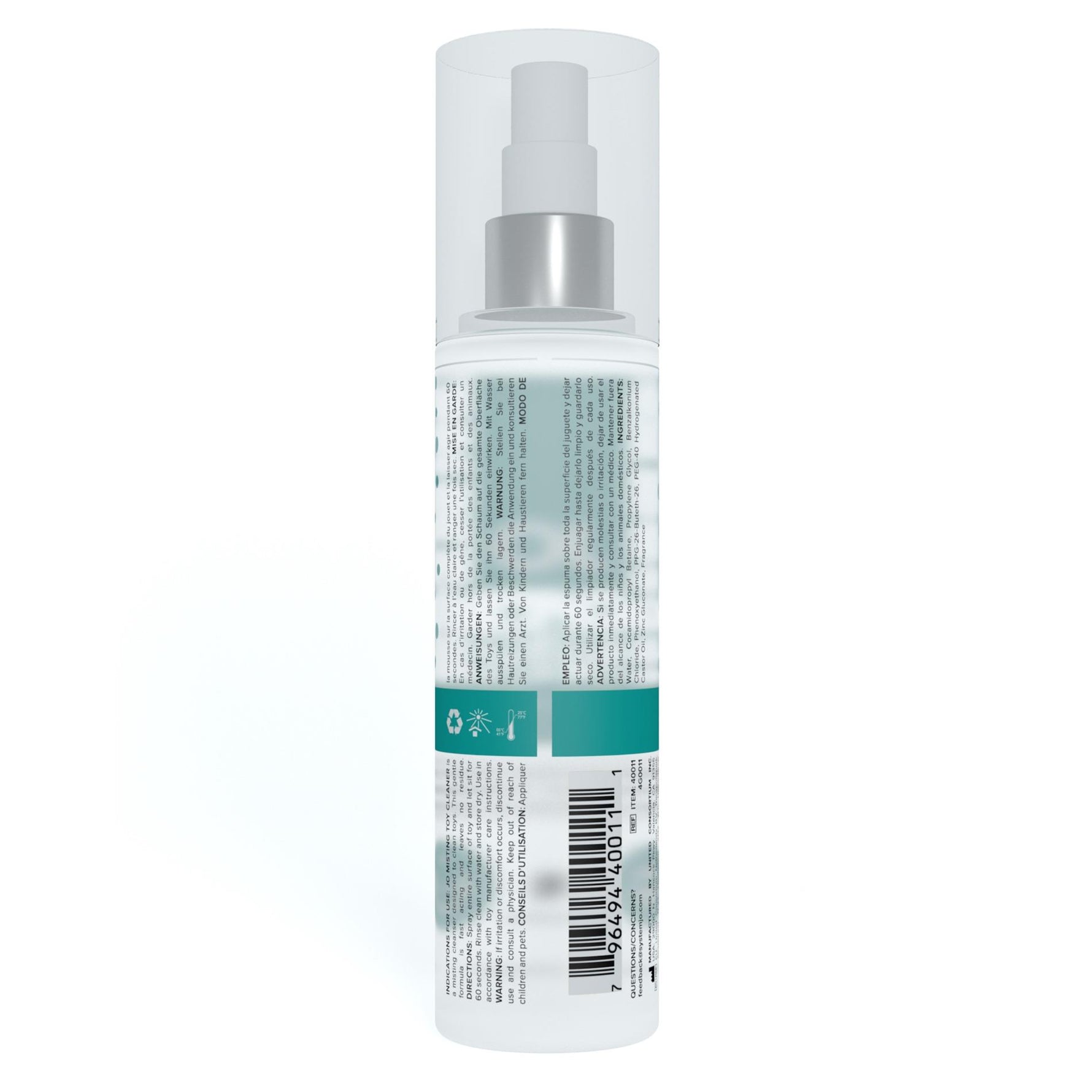Spray de curățare pentru jucării JO cu parfum proaspăt 120 ml