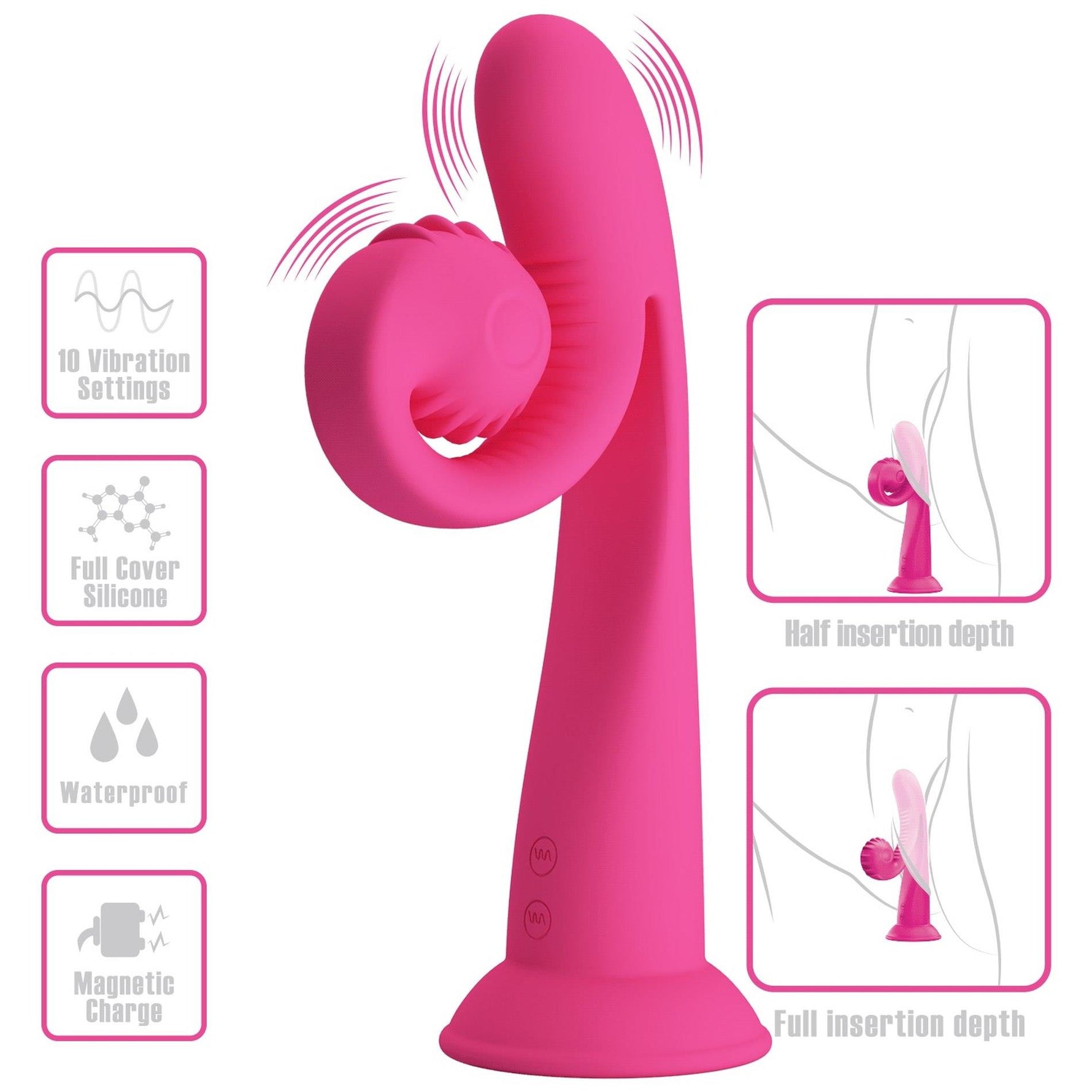 Vibrator Pretty Love Selma Snail Rabbit Roz