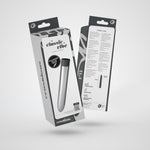 Vibrator clasic Crushious argintiu 17,5 cm