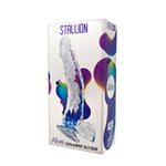 Dildo cu gel Stallion Alive transparent 22 cm