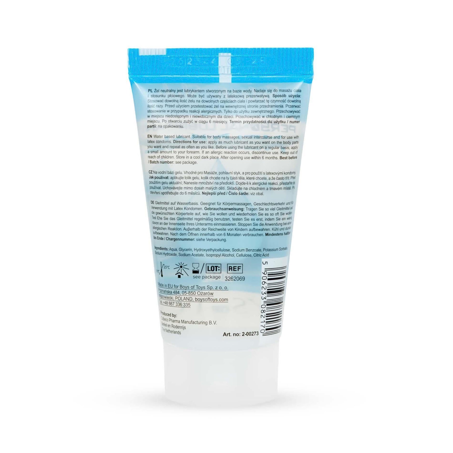 Gel hidratant neutru pe bază de apă Boys of Toys 30 ml