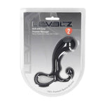 Masaj prostată Levelz M din silicon, negru, 13 cm