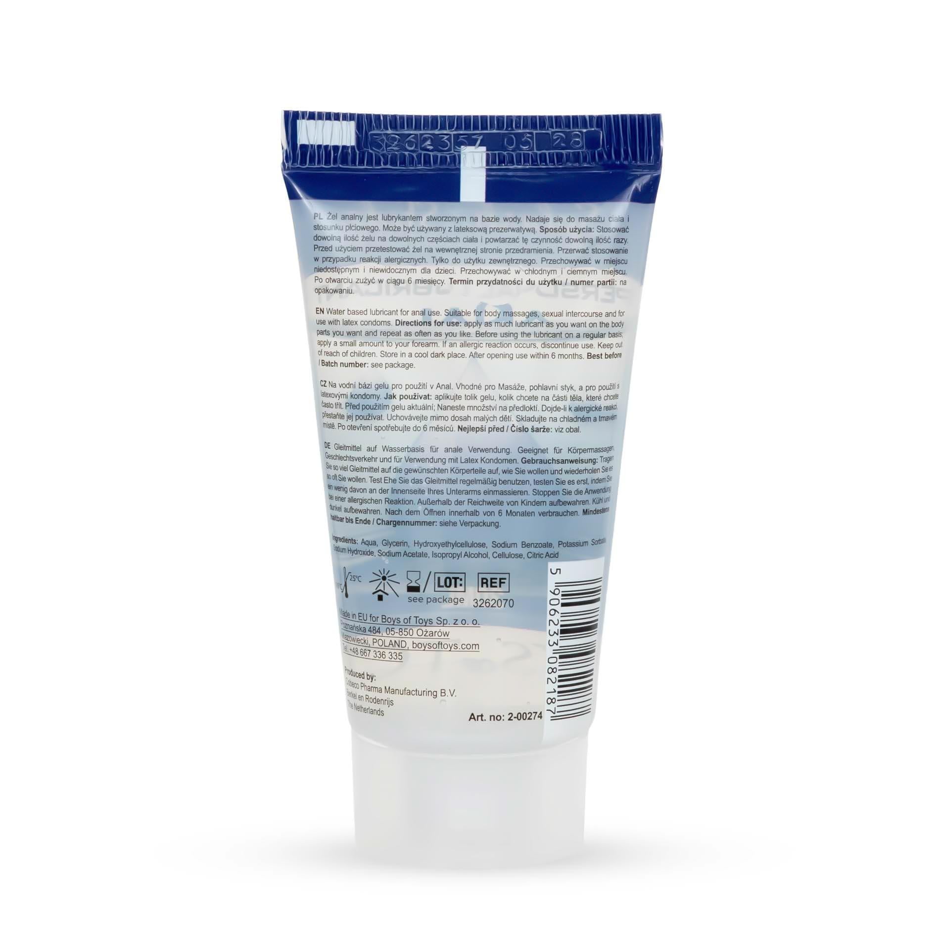 Lubrifiant anal pe bază de apă Boys of Toys 30 ml