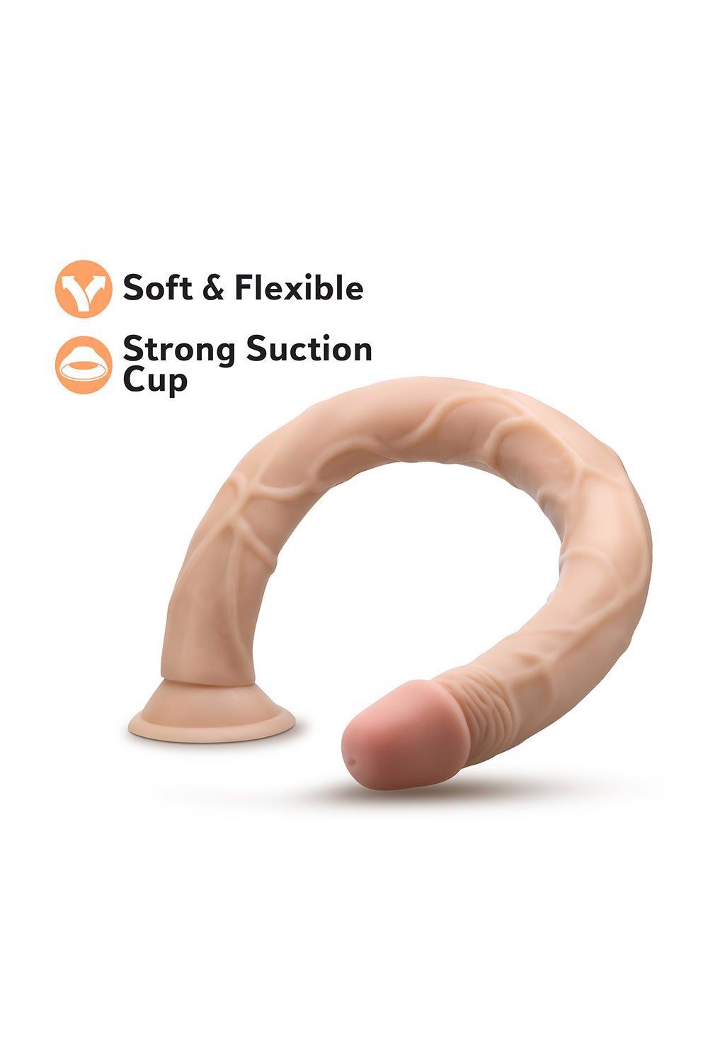 Dildo Dr. Skin din PVC bej 48 cm