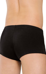Pantaloni scurți din lycra SoftLine 4500 cu fermoare, negri, mărimea M