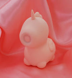 Stimulator clitoridian USB Unihorn Heart Throb din silicon, 9 cm
