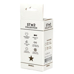 Plug anal din silicon Star Collection violet S cu piatră roz 7cm