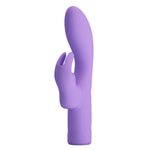 Vibrator Pretty Love Elivia din silicon cu formă de iepuraș, cu 10 funcții, punct G, USB