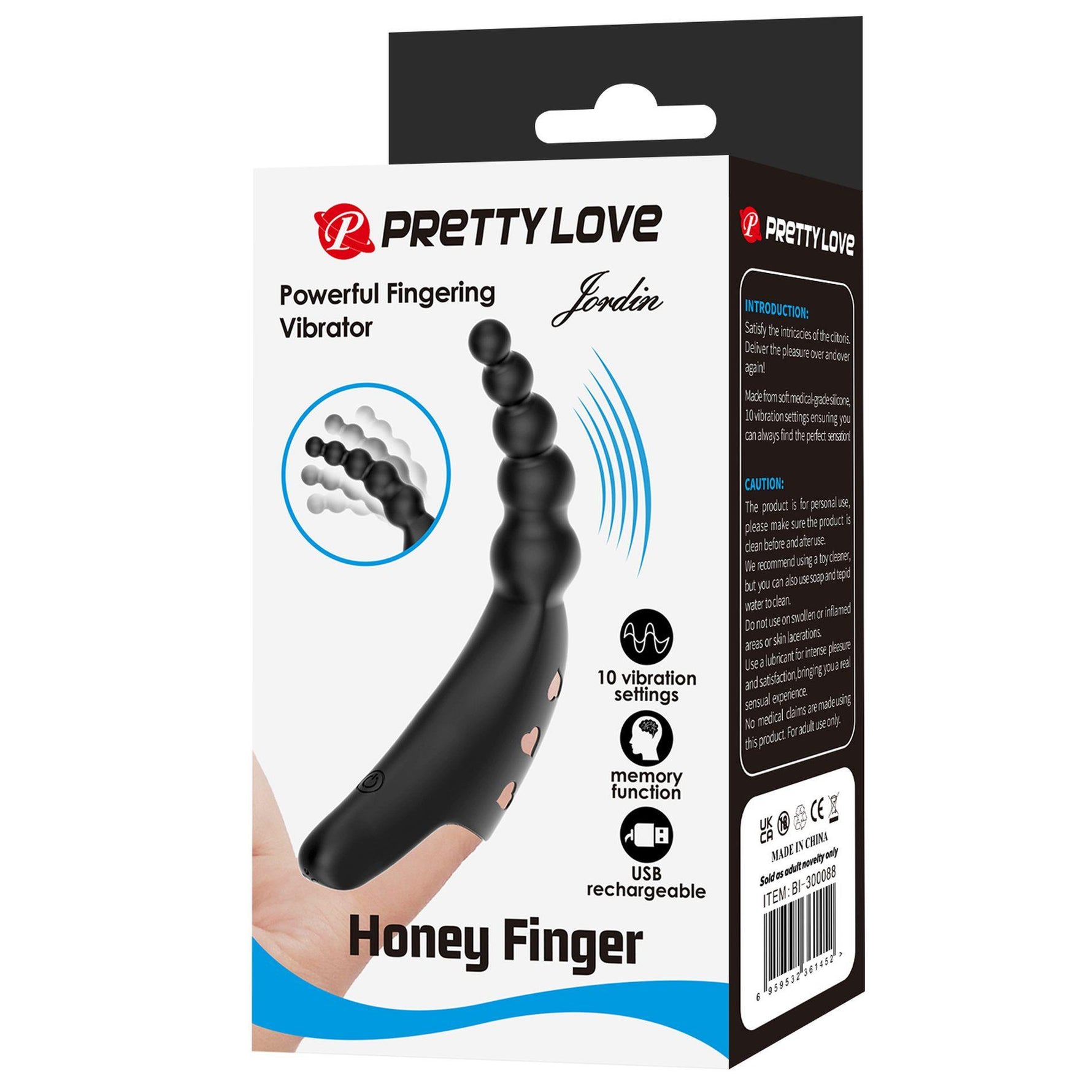 Pretty Love Jordin Silicon Fingertip 10 Vibrații