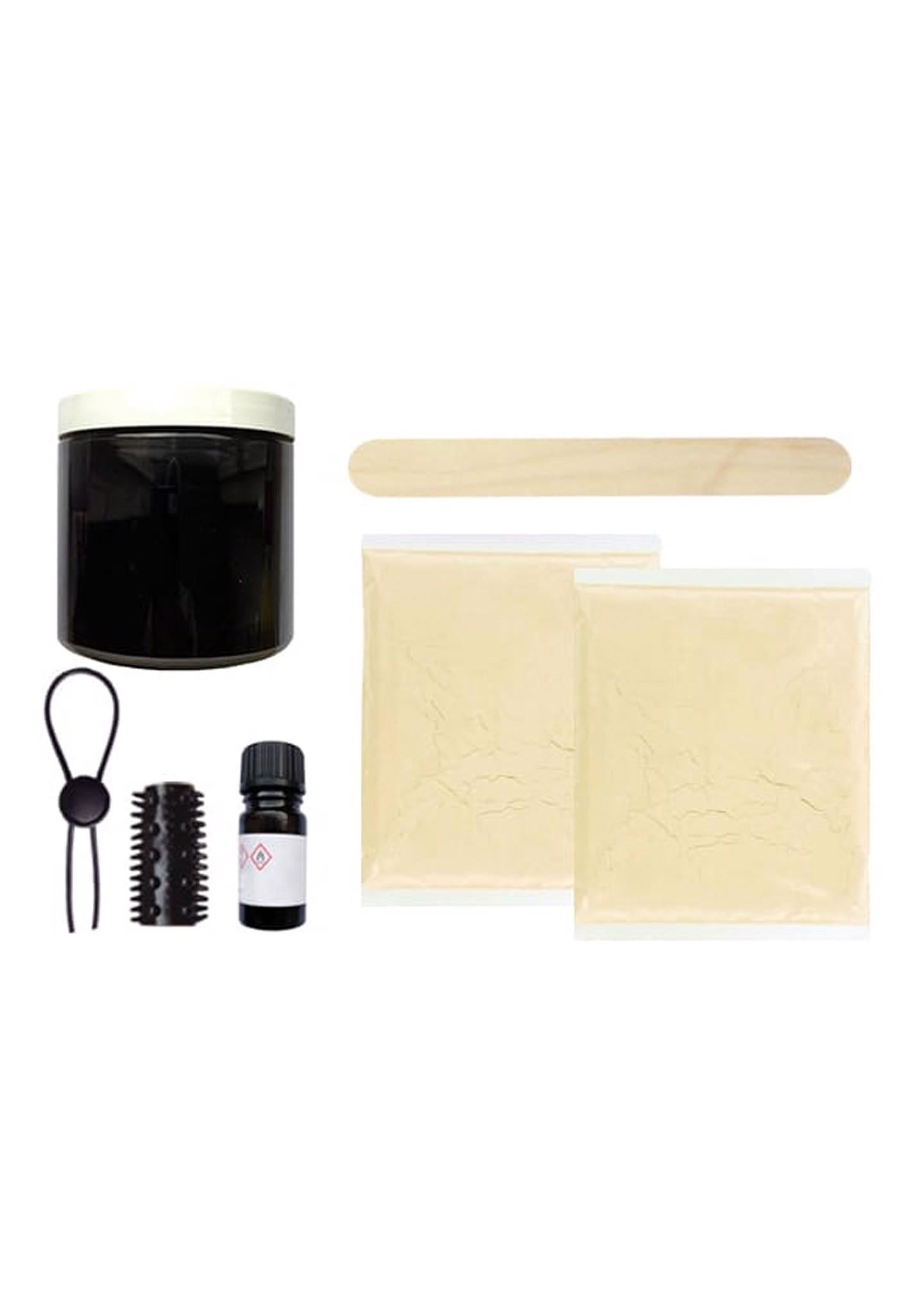 Kit de turnare cu dildo din silicon Cloneboy, negru