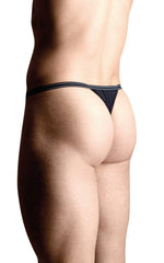 Tanga bărbătească cu motiv SoftLine Collection 4491, negru S/L