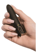 Vibrator Crave Guilty Pleasure Gold Bullet, USB, 10 moduri, impermeabil