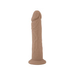 Dildo realist din silicon lichid Silexd cu ventuză 20 cm