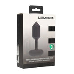 Dop anal vibrant hexagonal din silicon Levelz, negru, S