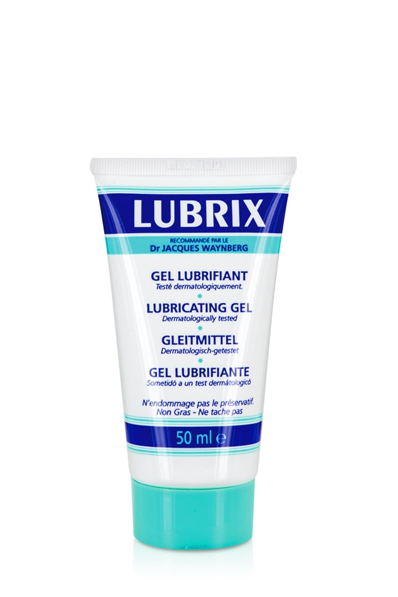 Lubrifiant pe bază de apă, fără parfum, Lubrix 50 ml