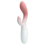 Vibrator Pretty Love Brighty din silicon cu 30 de funcții, în formă de iepuraș