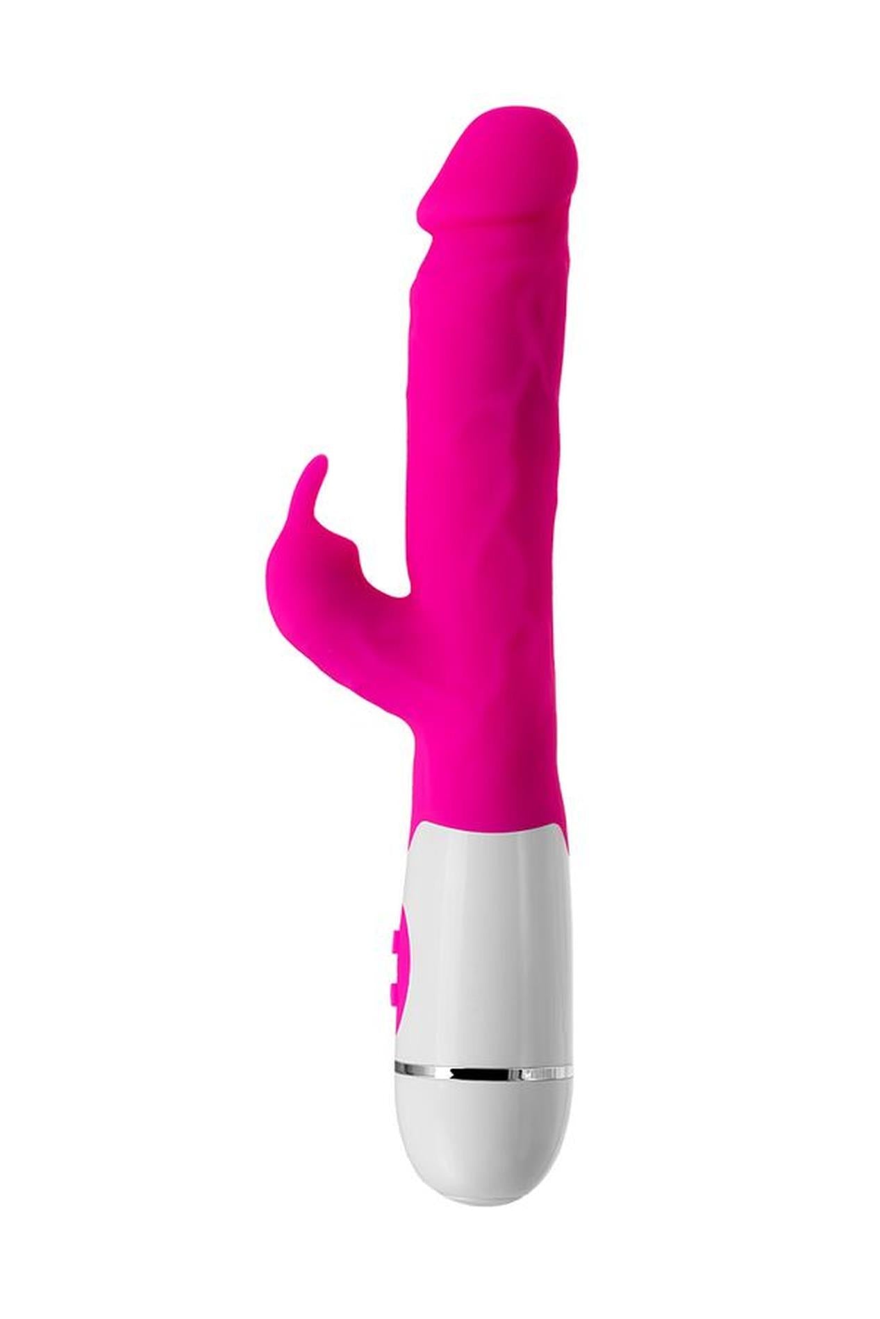 Vibrator iepuraș din silicon Mist A-Toys roz 25 cm