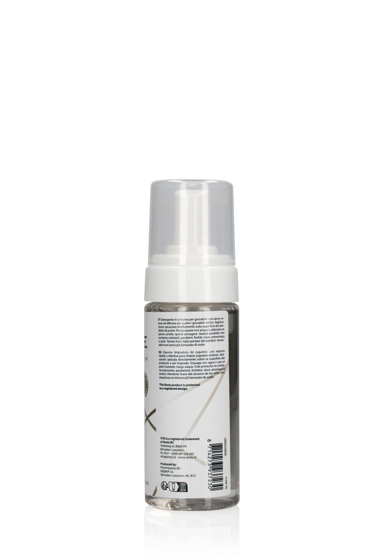 Spumă de curățare pentru jucării sexuale Vive 140 ml