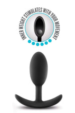 Plug vibrator subțire Blush Anal Adventures, mediu