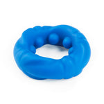 Inel pentru penis Lovetoy Ridge Bump, albastru