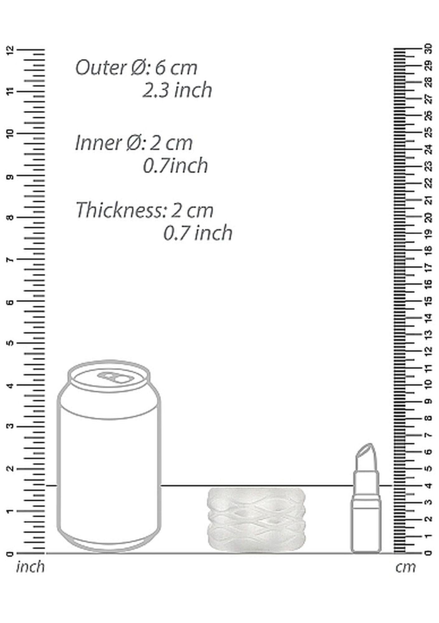 Sono N0. 93 Masturbator reversibil Transparent