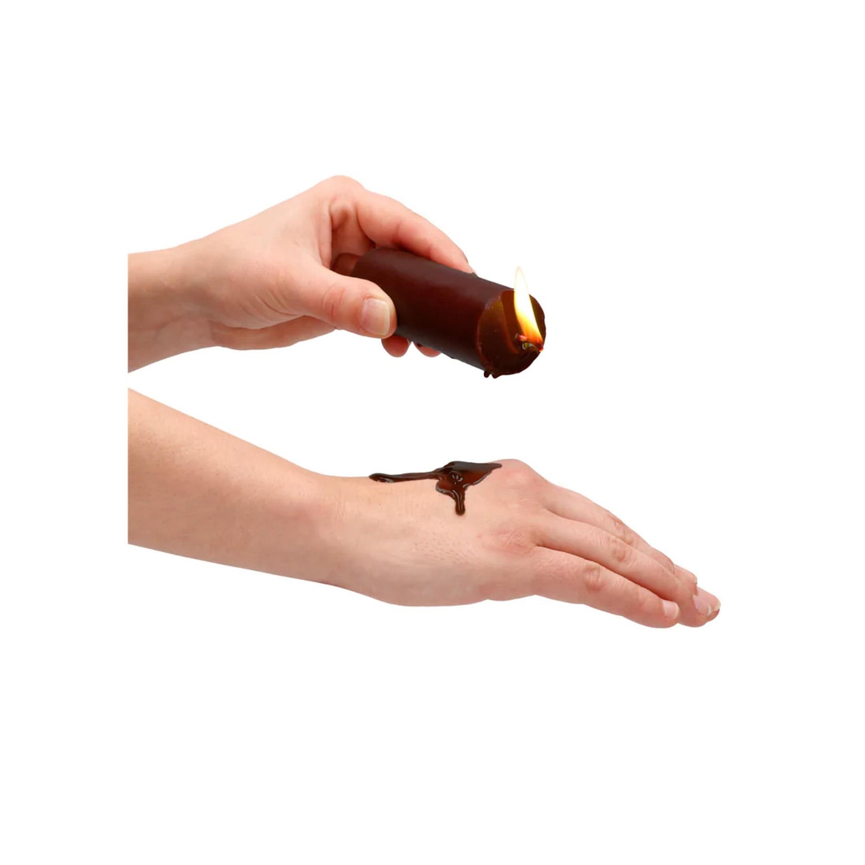 Lumânare de joacă din ceară de trandafir Ouch 12cm
