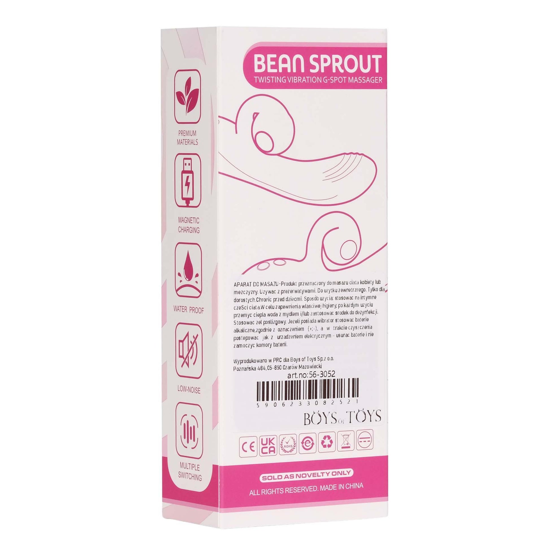 Vibrator drăguț din silicon violet, rezistent la apă, din seria B, cu aspect de iepuraș