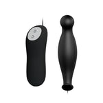 Dop anal vibrant din silicon Pretty Love cu 12 moduri, 11,7 cm