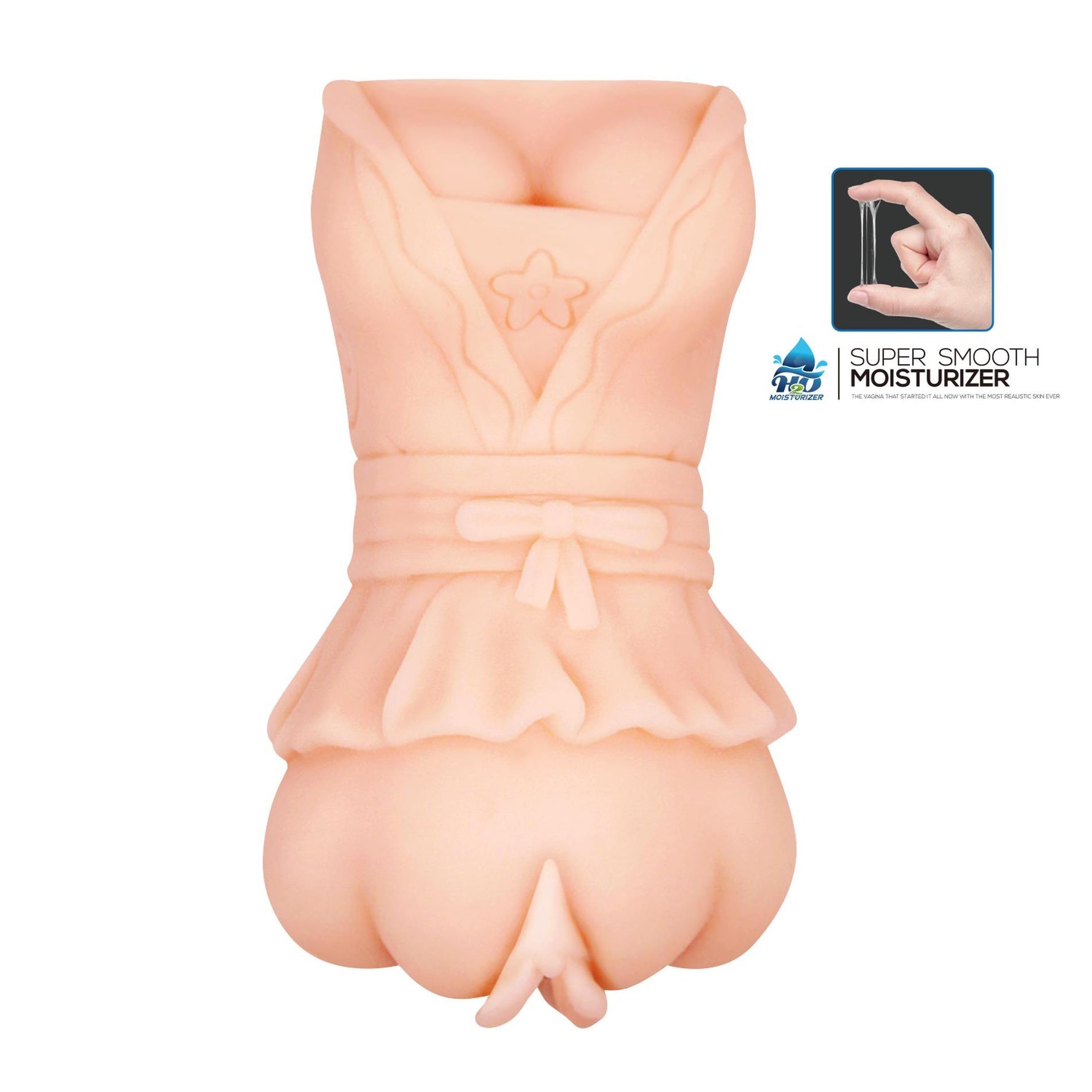 Masturbator vaginal Crazy Bull cu vibrații, alimentat cu baterii AAA