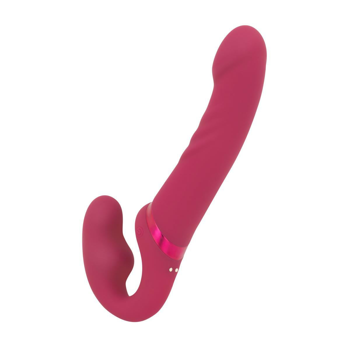 Vibrator dublu fără bretele Lovense Lapis din silicon, impermeabil, USB
