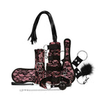 Set de bondage Bound by Lace, dantelă neagră