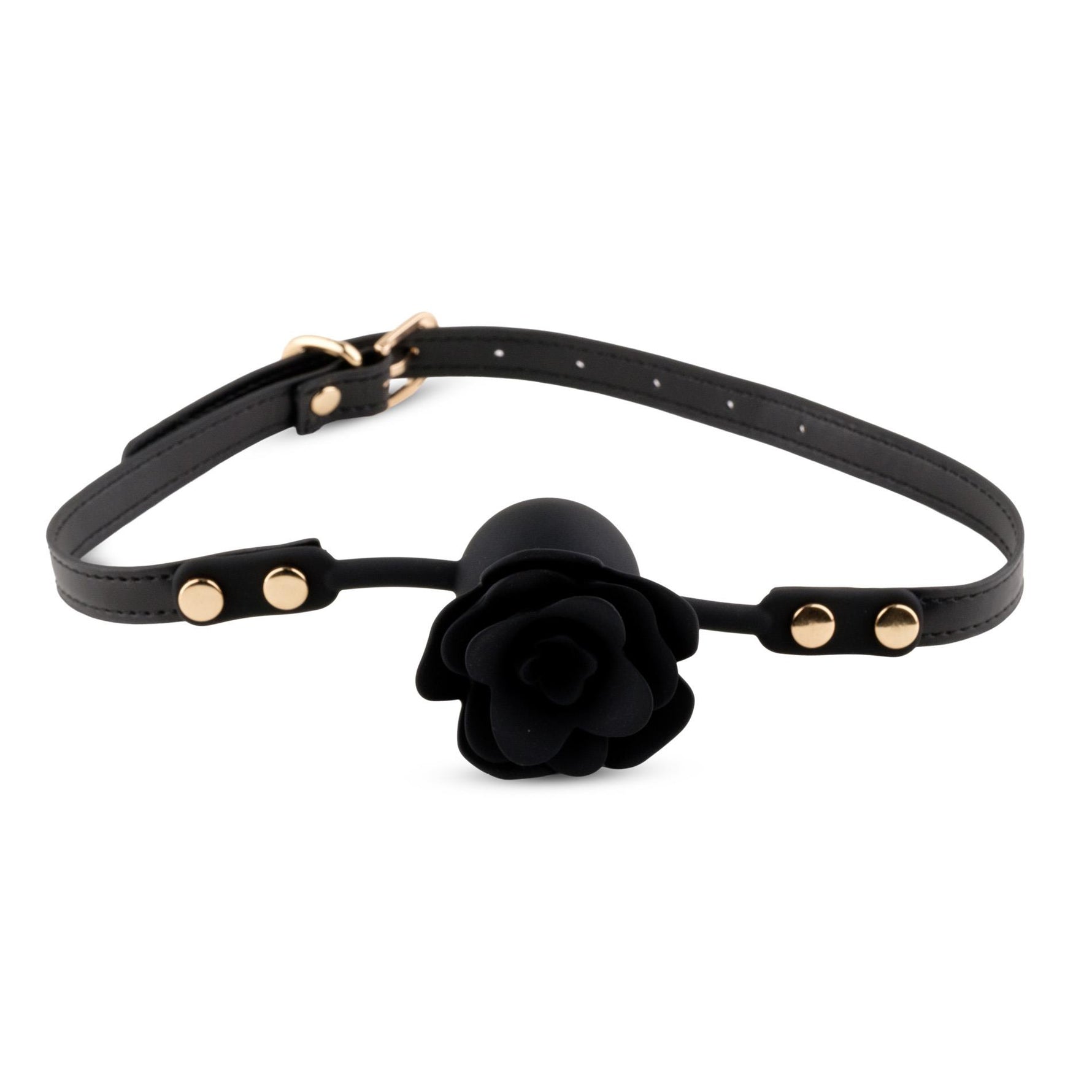 Băutură de siguranță din silicon Black Rose cu trandafir și canal 4,2 cm