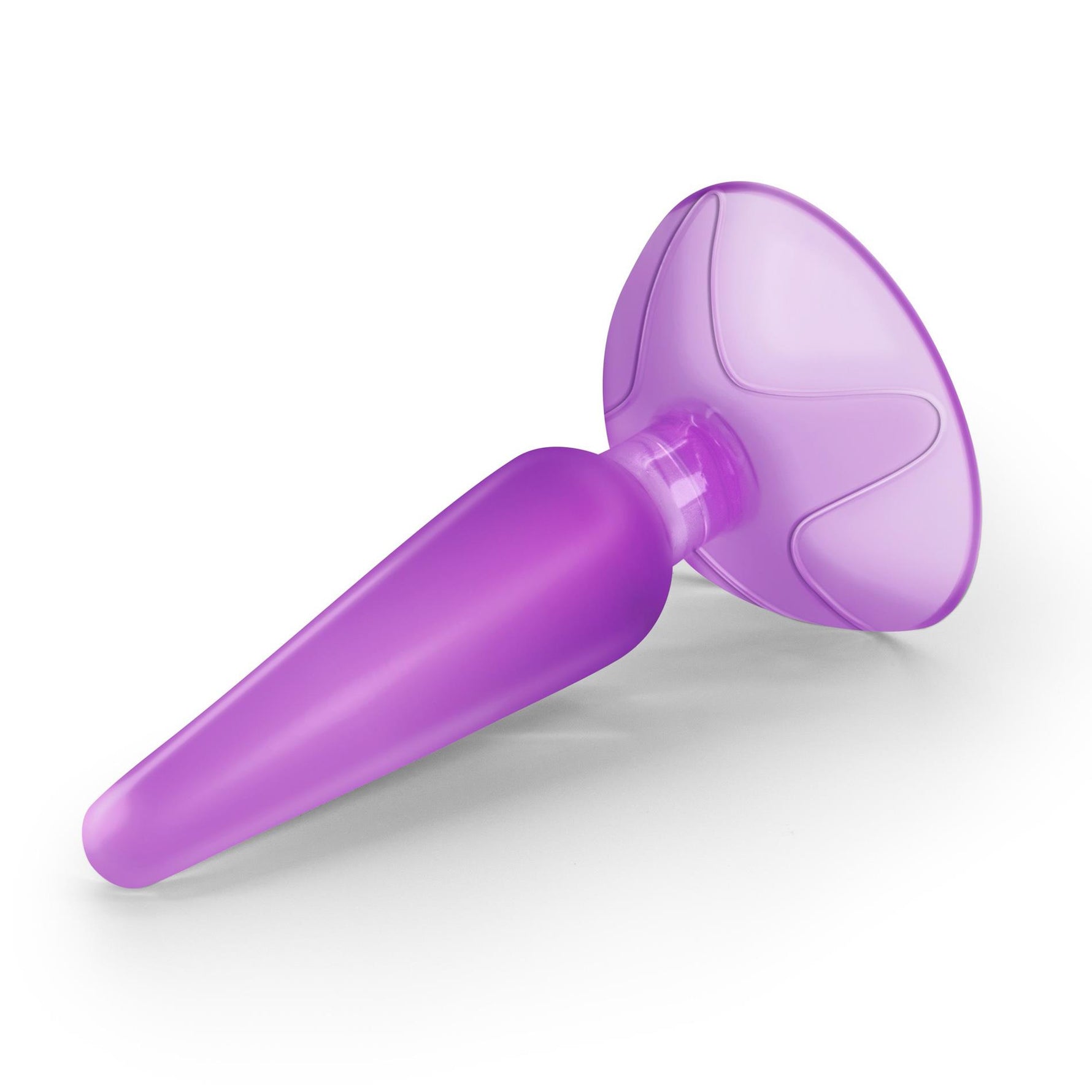 Dop anal piramidal Jolly Crushious, liliac, 11 cm