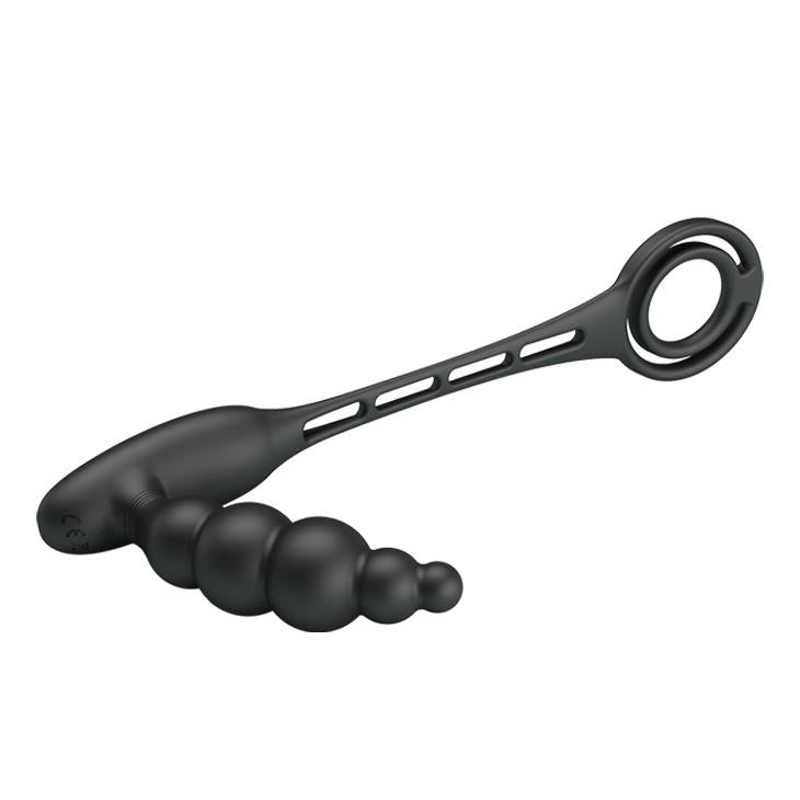 Vibrator pentru prostată Pretty Love Vibration Penis Sleeve III cu 12 funcții