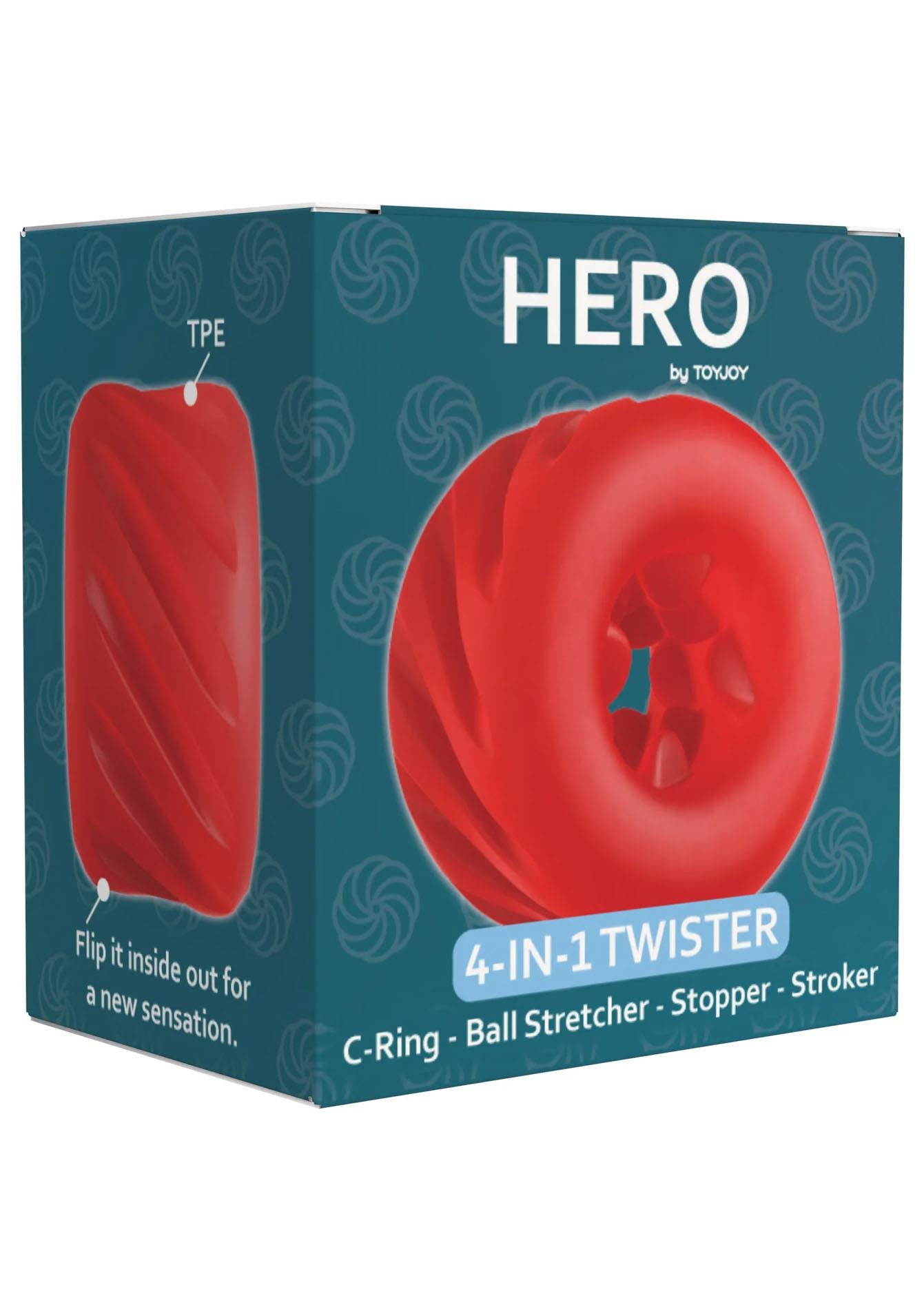 Inel elastic 4 în 1 ToyJoy Hero