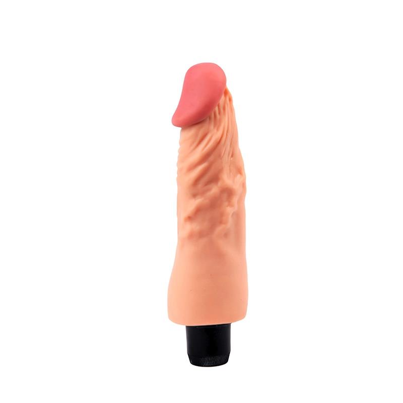 Vibrator Fantasy The Real Deal TPE cu vene de 17 cm