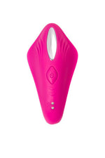 Vibrator dublu Cobrum A Toys din silicon roz 9,6 cm