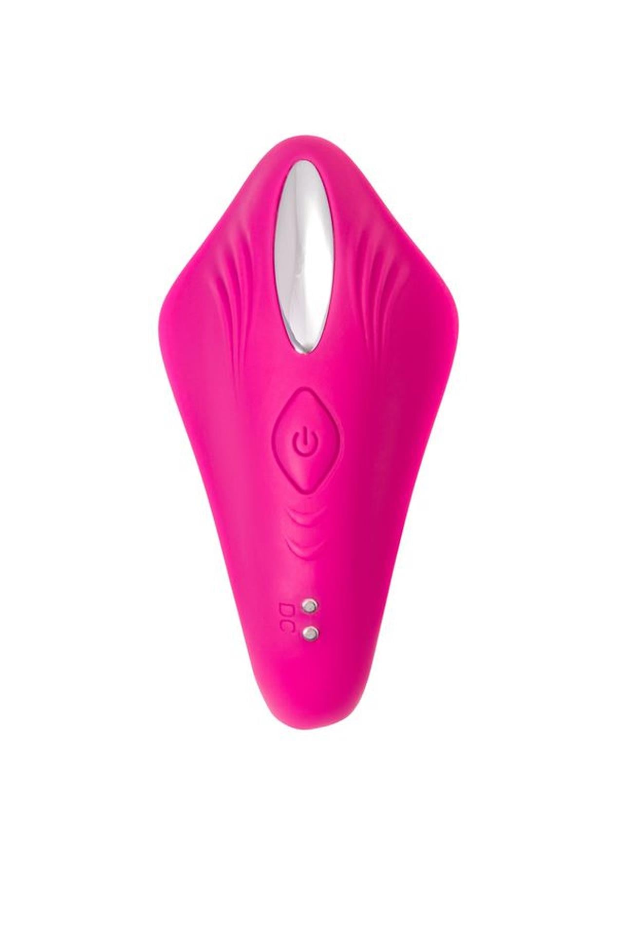 Vibrator dublu Cobrum A Toys din silicon roz 9,6 cm