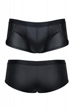 Pantaloni scurți Regnes Fetish Planet wetlook cu acces negru L