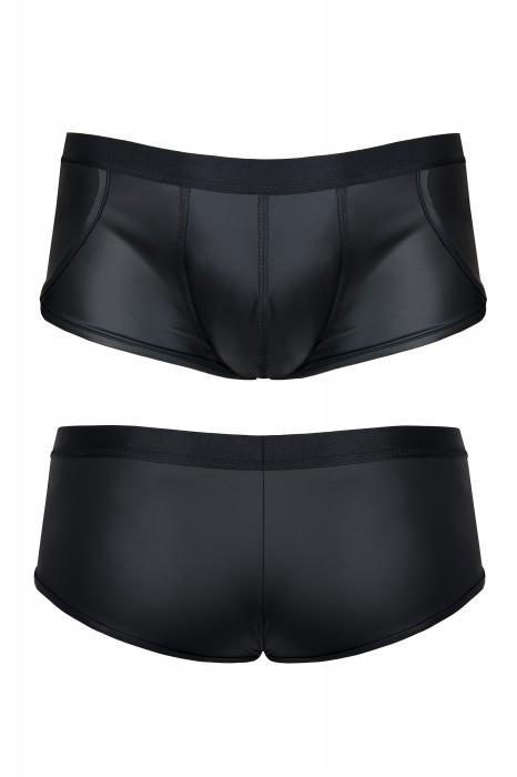 Pantaloni scurți Regnes Fetish Planet wetlook cu acces negru L