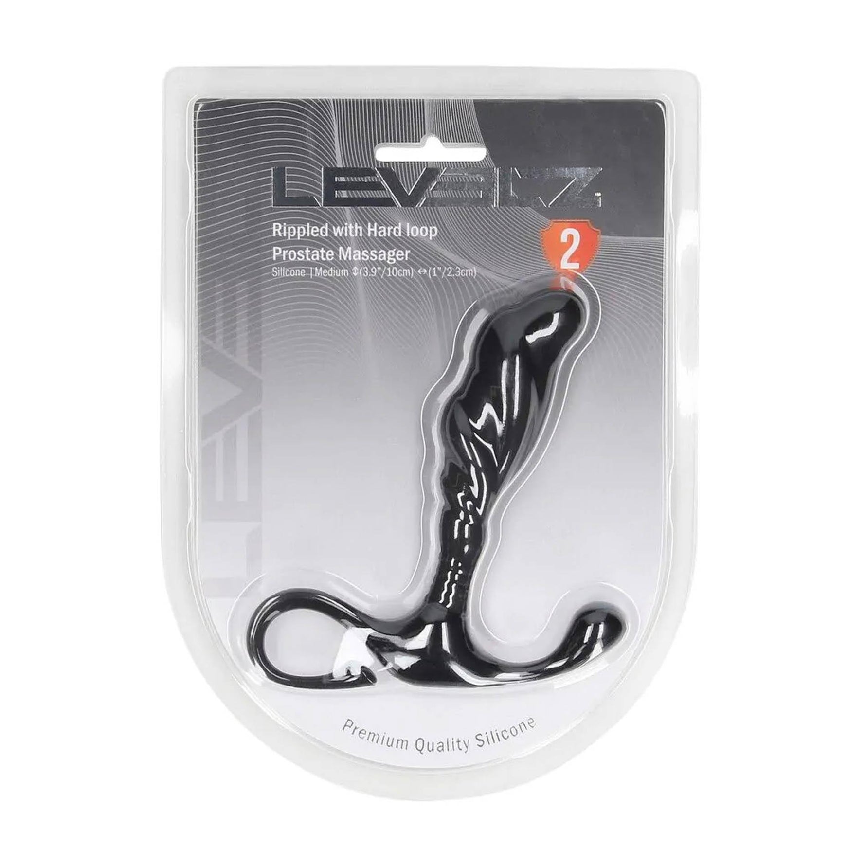 Masaj prostată Levelz 2 M din silicon, negru, 11 cm