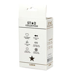 Dop anal din silicon Star Collection, roz, L, albastru deschis, piatră, 10 cm