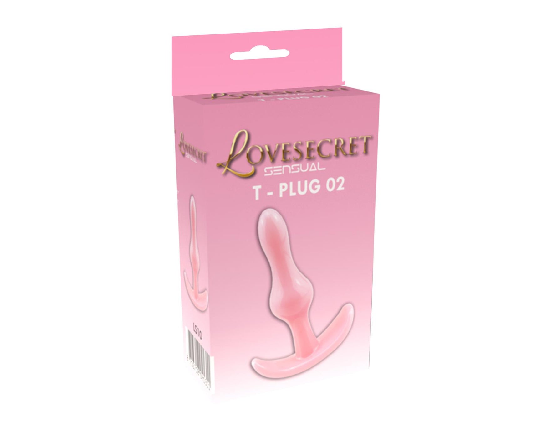 Plug anal Lovesecret T Plug roz 8,5 cm