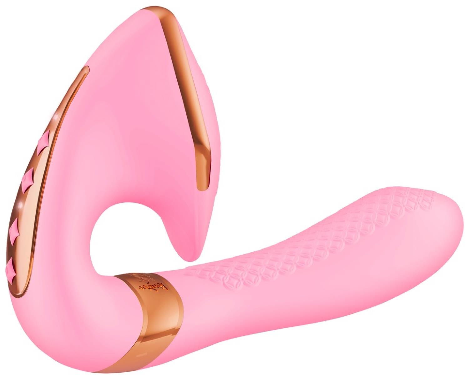 Shunga Soyo Vibrator Silicon Roz USB 17 cm